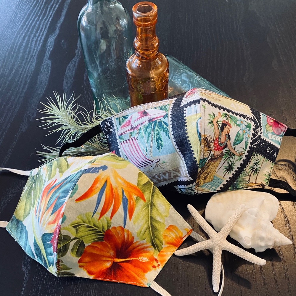 NEW PRINTS!! Set of 2 Reversible Masks- 2 for 4!